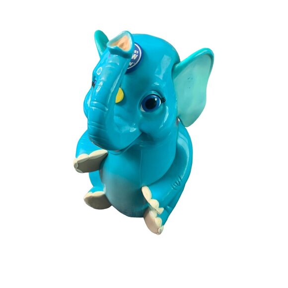 Greatest Show On Earth Blue Elephant Flip Top Cup Mug 2000 Vintage Ringling Brot - Picture 1 of 9